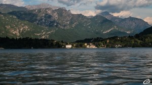En bateau sur le lac de Côme